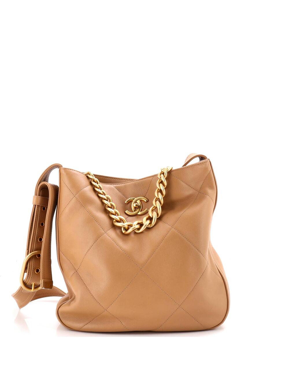 Chanel Easy Mood Hobo Quilted Calfskin #352326C39B
